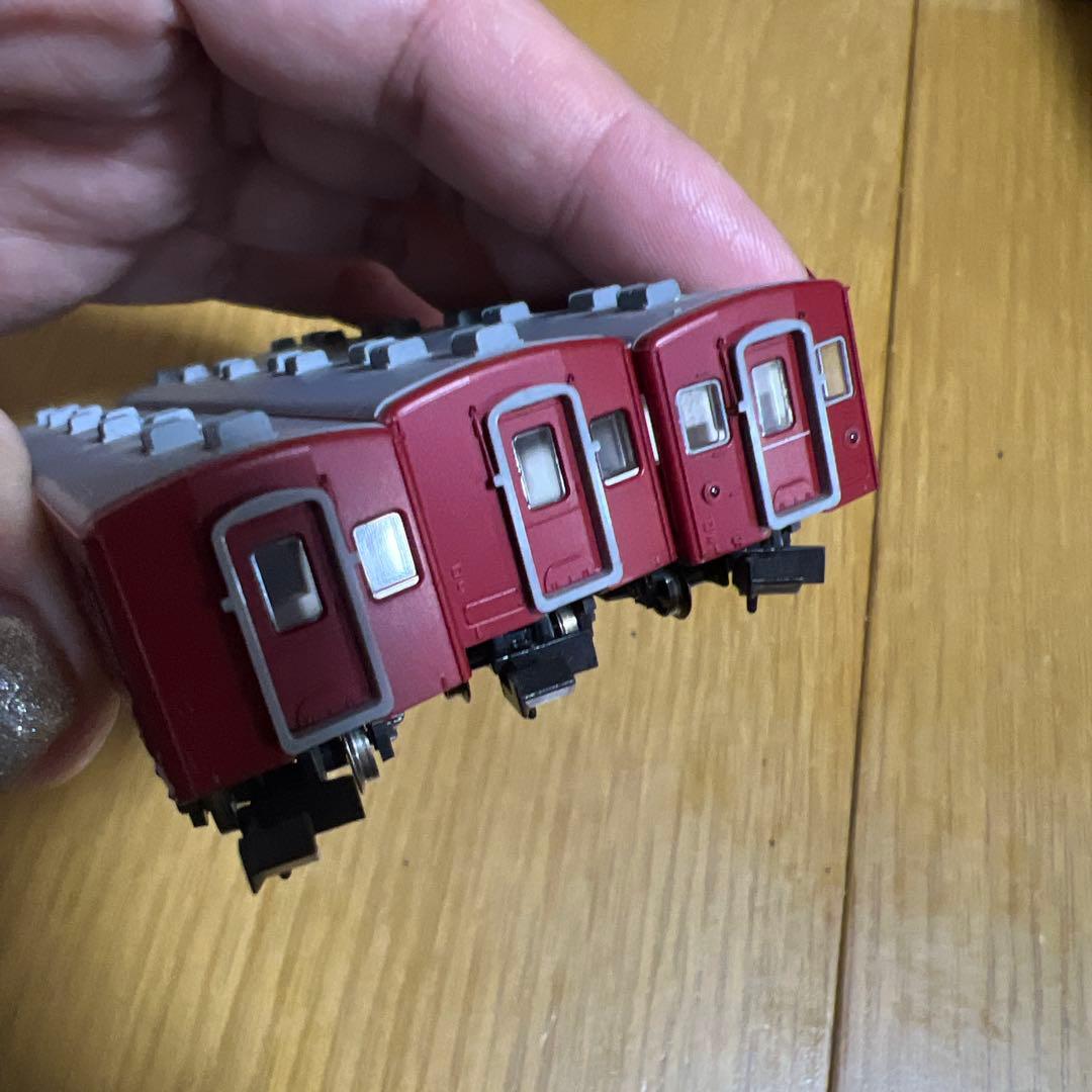 Nゲージ 赤い3両編成 鉄道模型