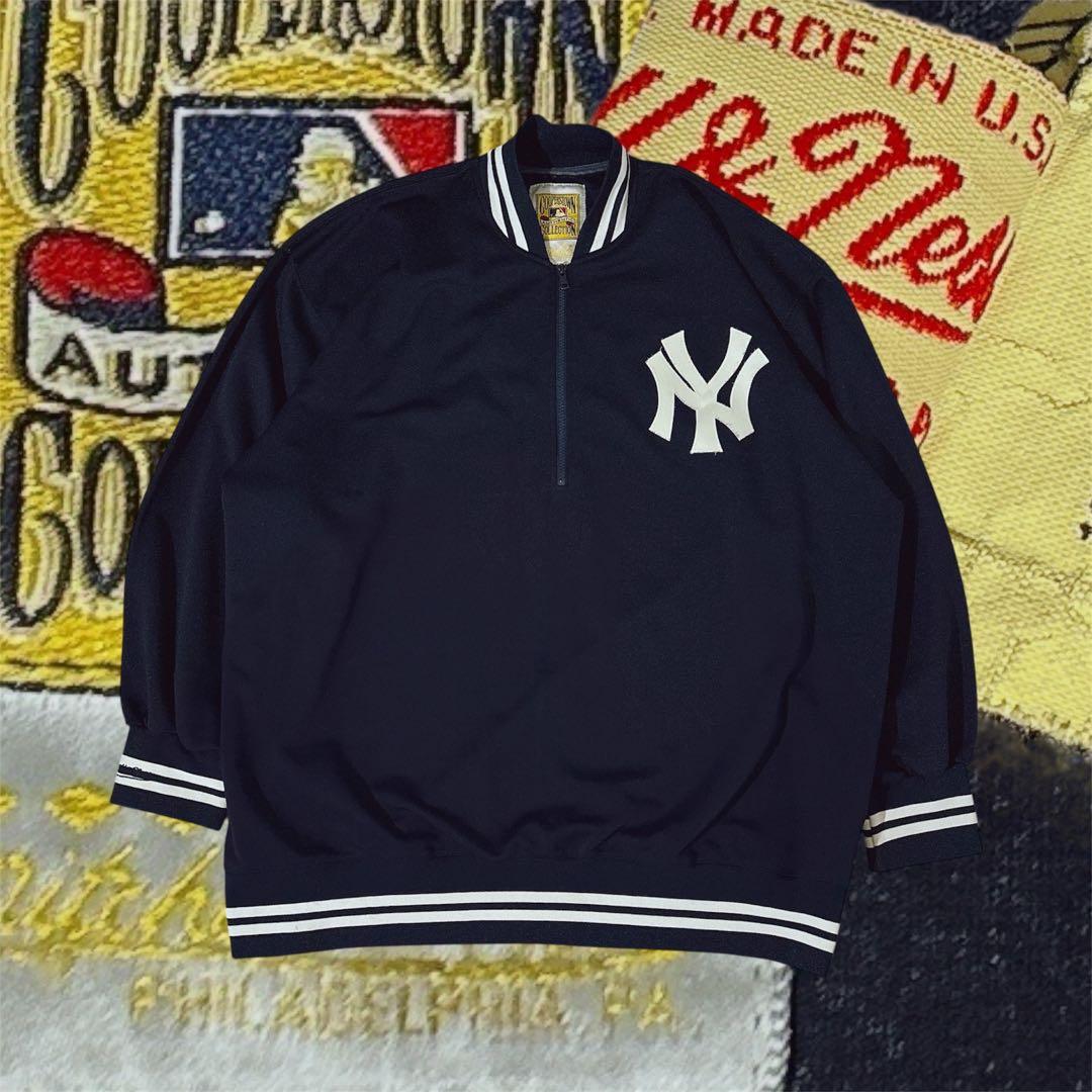 牙*狼様 希少 90s ヤンキース Mitchell & Ness ハーフジップ Mitchell & Ness Half Zip Anorak NBA Chicago Bulls – Exclusive