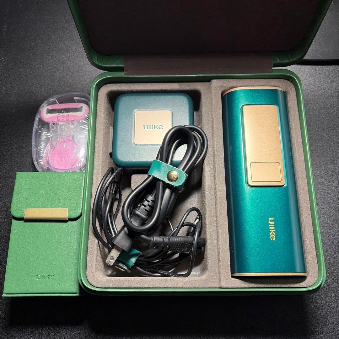 Ulike 脱毛器 グリーン ゴールド 付属品あり - メルカリ