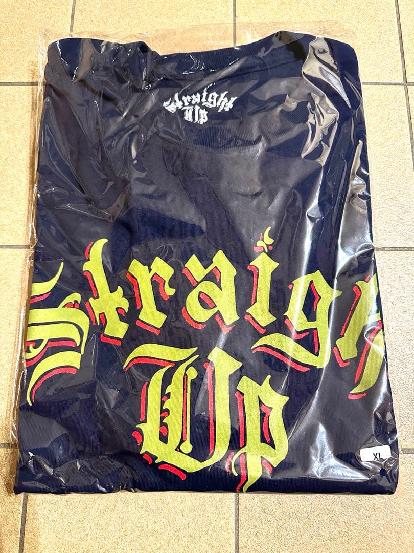 StraighUp Tシャツ モンパチフェス沖縄限定ネイビー　サイズXL