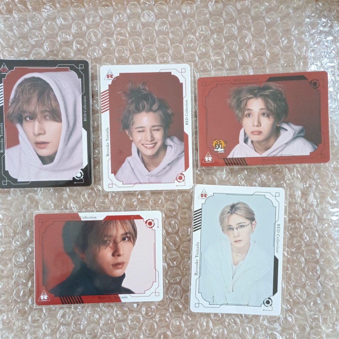 山田涼介 RED ビジュアルカード トレカ - メルカリ
