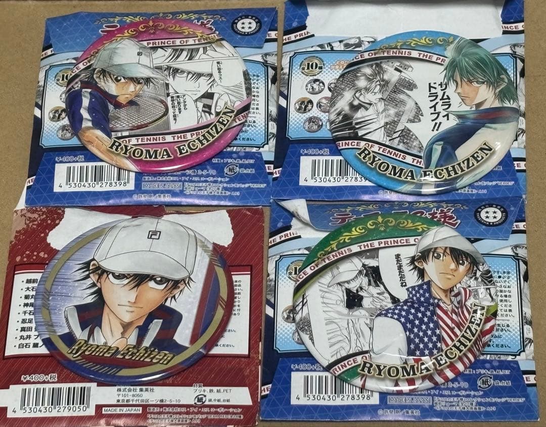 テニスの王子様 テニプリ 越前リョーマ 缶バッジ 大原画展 原画展 テニスの王子様 大原画展 コレクション缶バッジ “HEROES”越前リョーマ