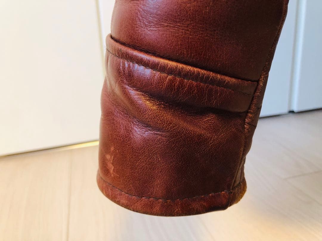 美味☆BLUE CROSS ヴィンテージ シングルライダース ブルークロス 本革