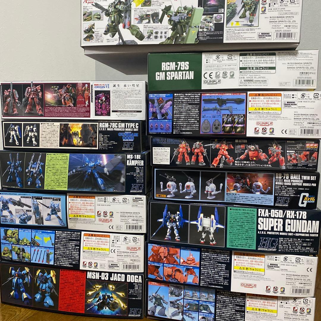 ガンプラ 14点まとめ売り ギラ・ドーガ MG HG ガンダム 宇宙世紀