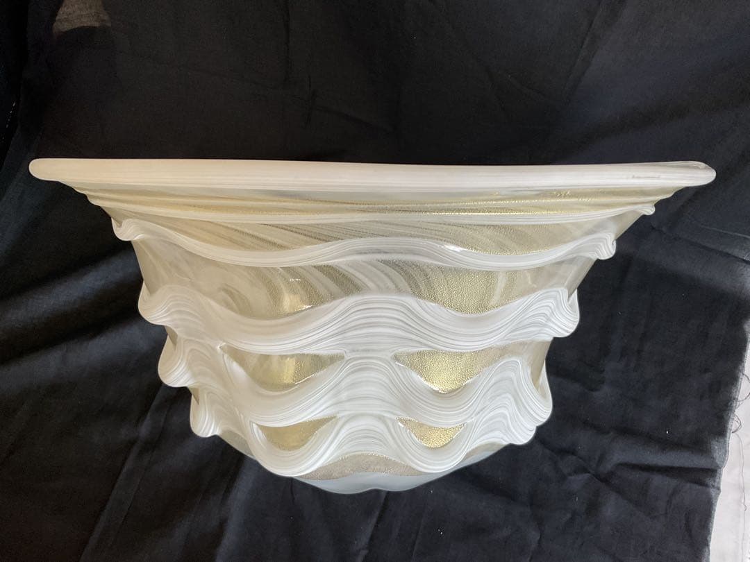 一点物大作！黒木国昭(1945~)「手吹きガラス花器」供箱入 - メルカリ