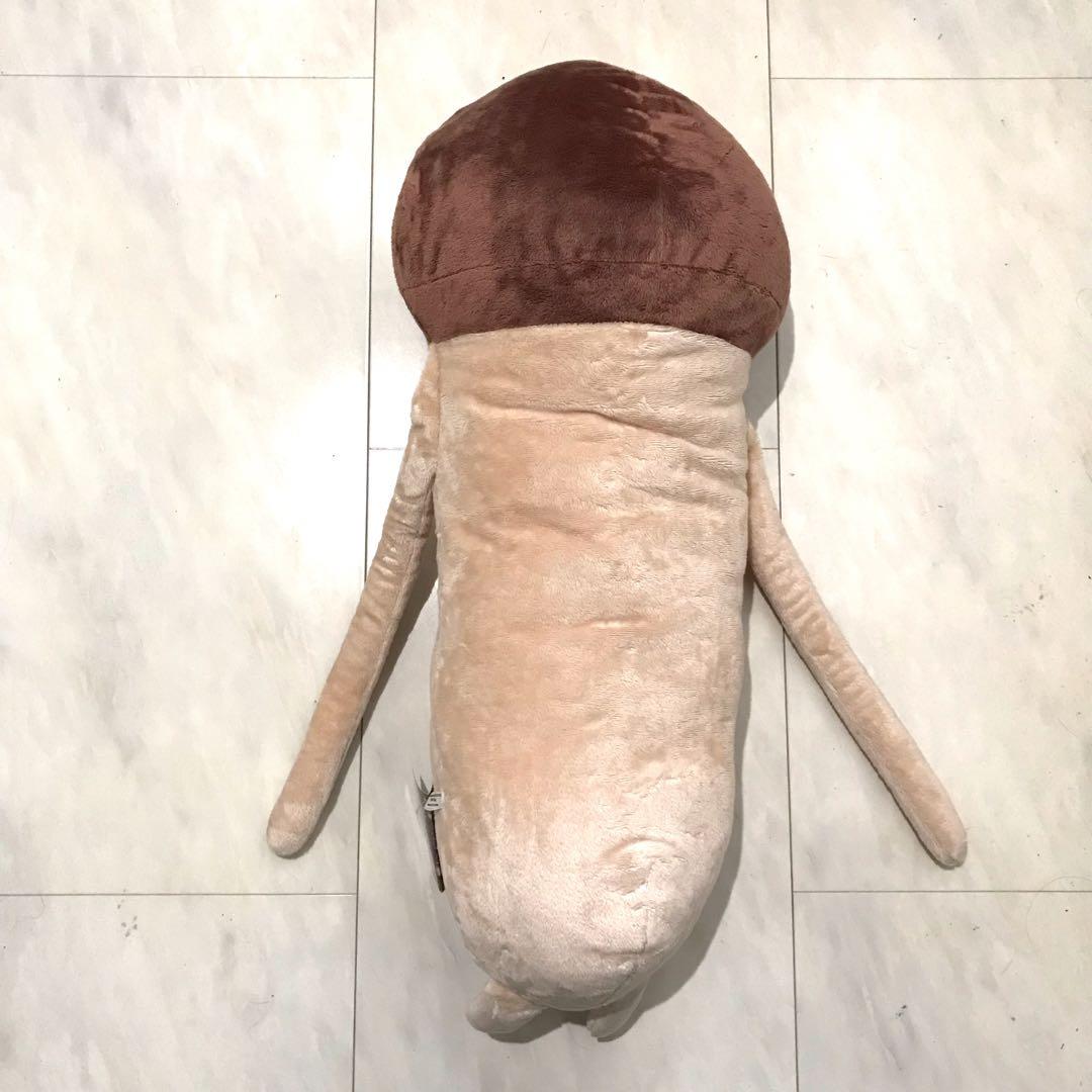 【送料込】なめこ 筒型クッション 抱き枕 ぬいぐるみ なめこ栽培キット