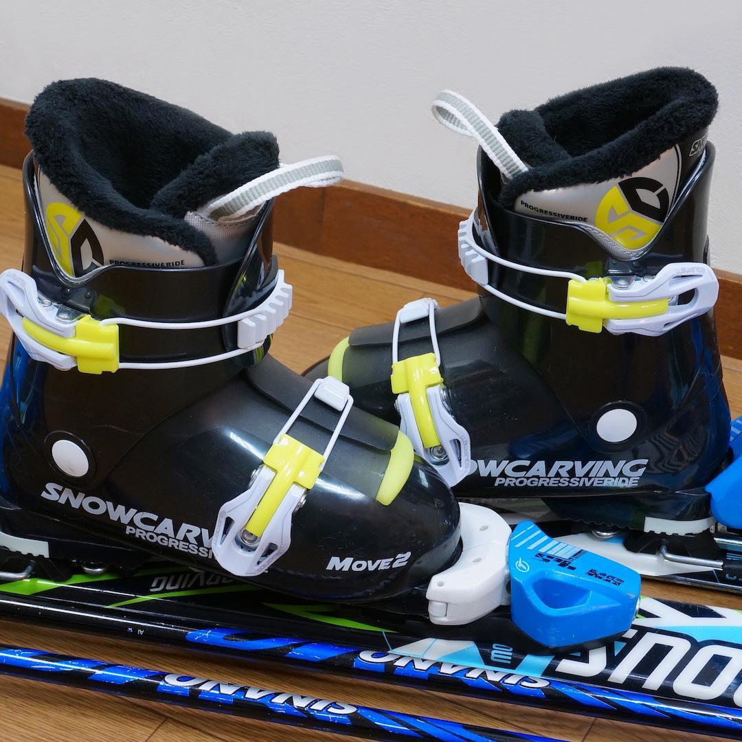 メンテ済 110cm 靴20cm SNOWCARVING スキーセット - メルカリ