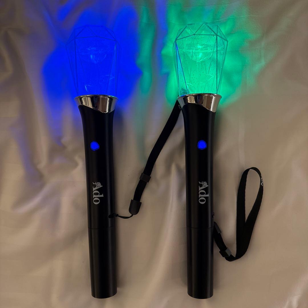 Ado 公式ペンライト 2本セット　大進化！割とデカいかも？！キラキラペンライト