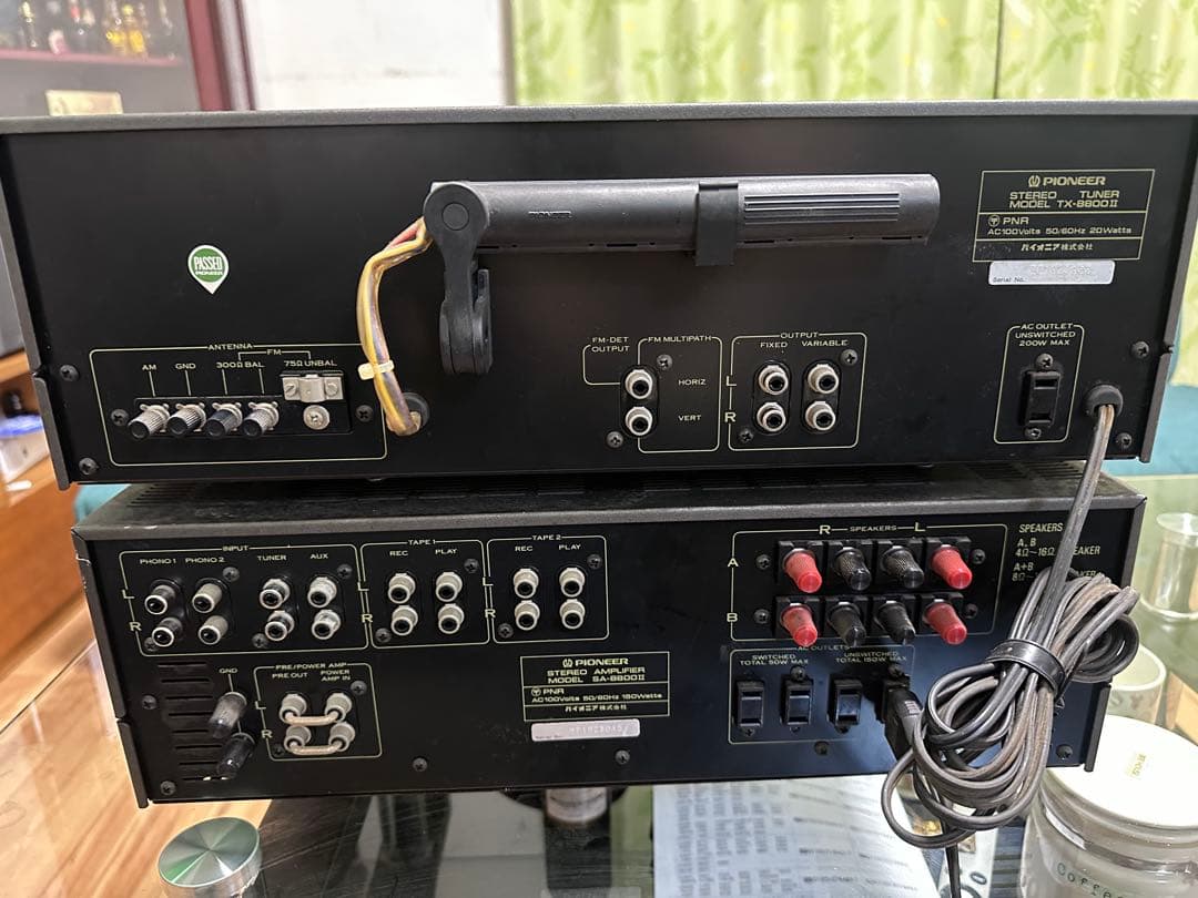 Pioneer SA -8800ii + TX 8800iiプリメインアンプ