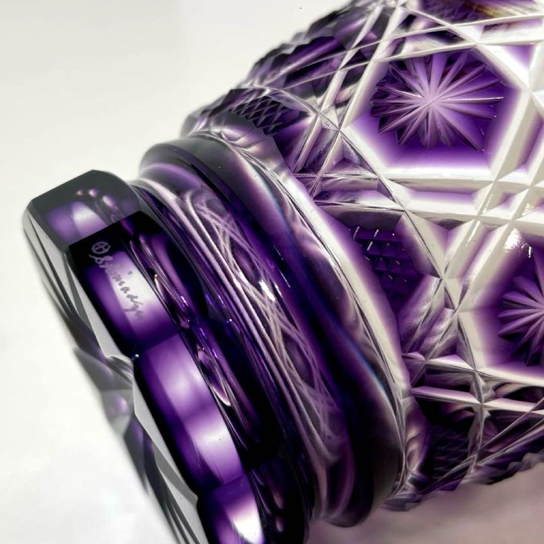 XG505 薩摩切子・切子タンブラー・ガラス工房弟子丸製・色被せガラス