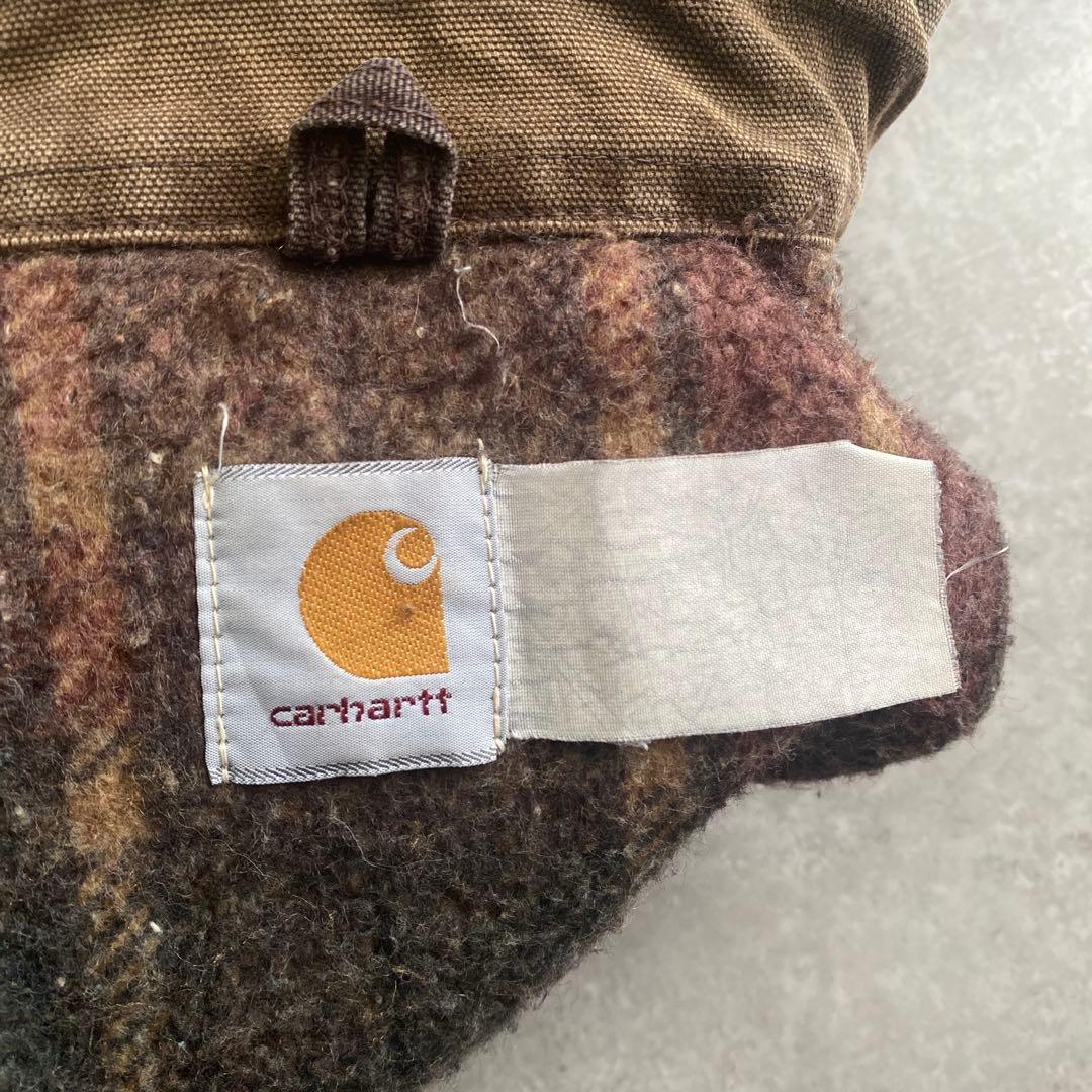 激レア90sカーハートJB0873デトロイトジャケットUSA製モカパープル