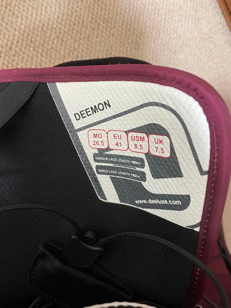 DEELUXE DEEMON スノーボードブーツ 26.5cm 中古良品