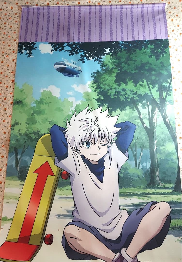 HUNTER×HUNTER×アニメイトカフェ 第6弾 タペストリー キルア - メルカリ