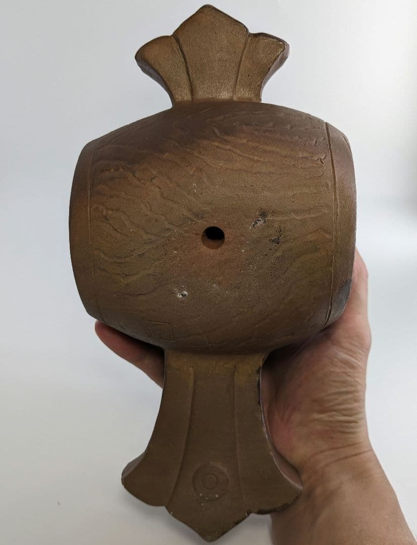 木村長十郎友敬 備前焼 ねずみと打ち出の小槌 置物 細工物 鼠 子年