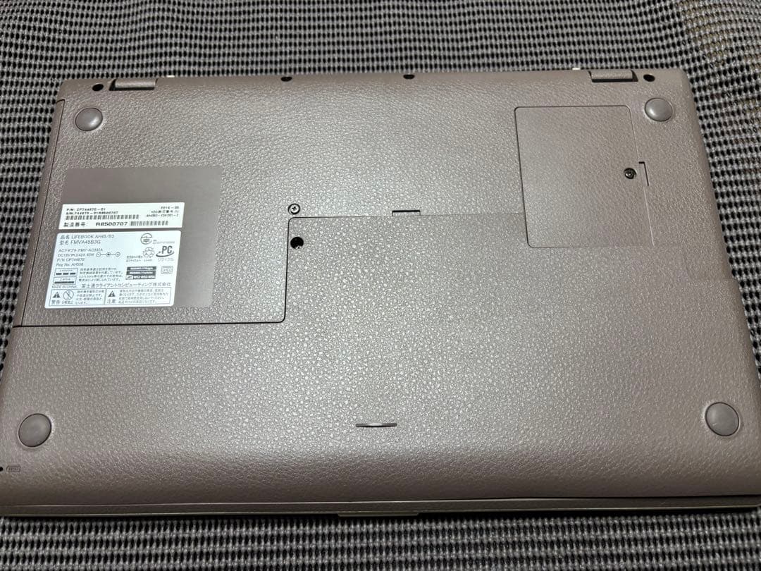 SSDメモリー無】LIFEBOOK AH45/B3 i3-7130 - メルカリ