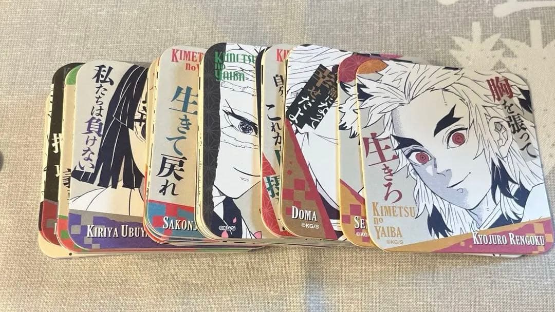 鬼滅の刃 原画展 アートコースター全種