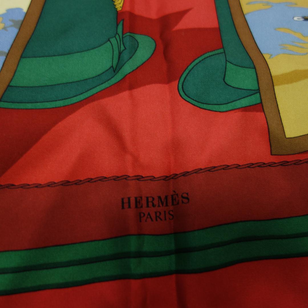 9084美品 エルメス Hugo Grygkar Attelages カレ90 - メルカリ