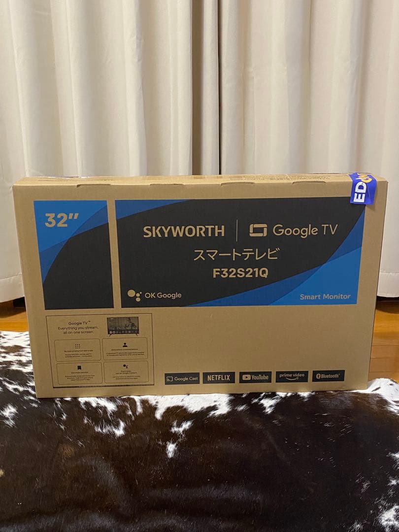 SKYWORTH Smart TV 32インチ 液晶モデルR Amazon.com: Skyworth 32 inch Smart TV, 720P Roku Google TV with