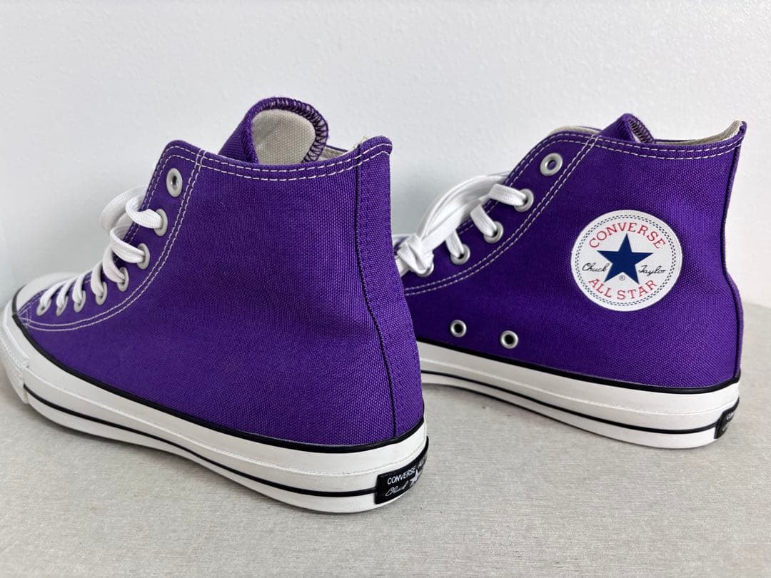 【未使用級】コンバース オールスター100 HI パープル 27.5cm タグ付