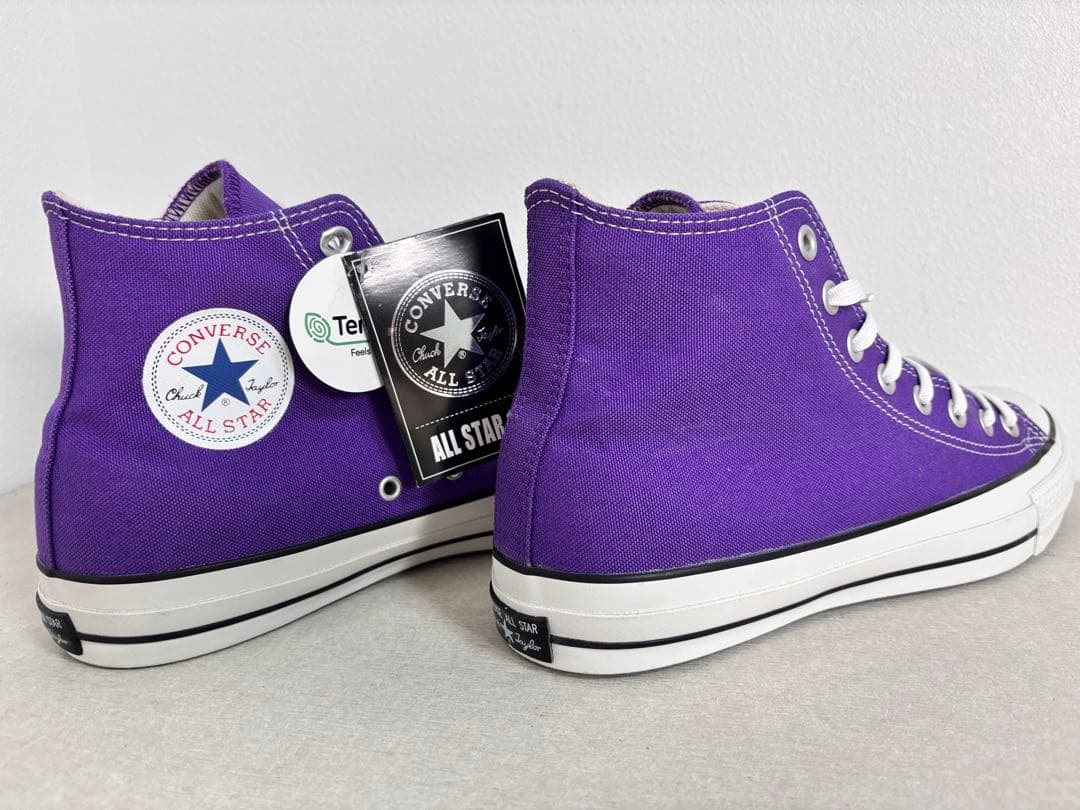 【未使用級】コンバース オールスター100 HI パープル 27.5cm タグ付
