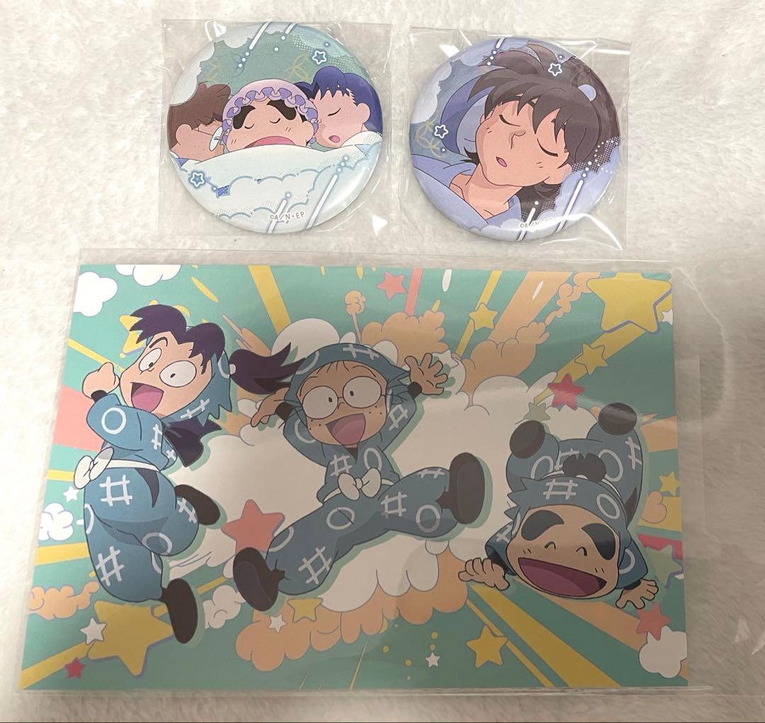 忍たま乱太郎 百面相缶バッジ 寝巻き姿の段 購買部 特典 らんきりしん