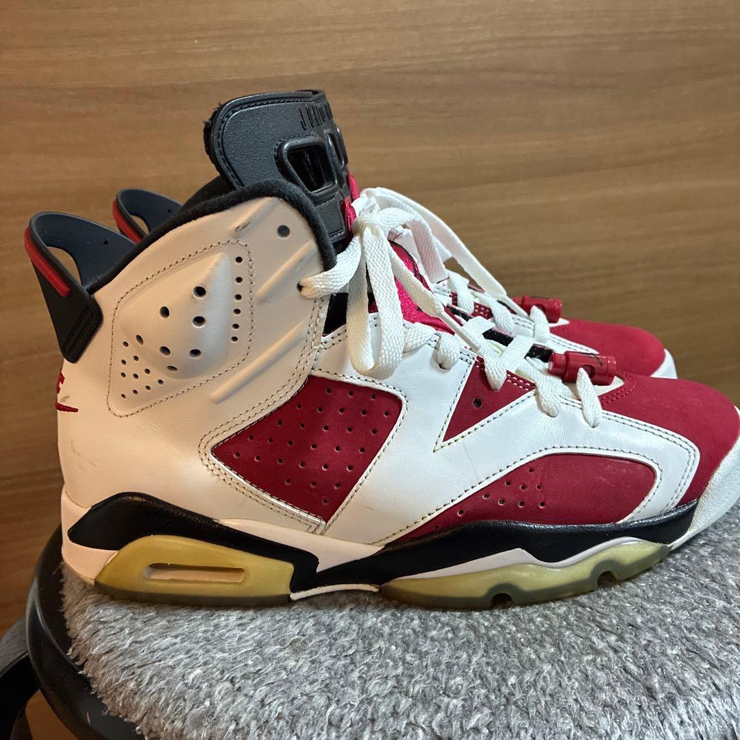 NIKE AIR JORDAN 6レトロCarmine カーマイン 26.0cm
