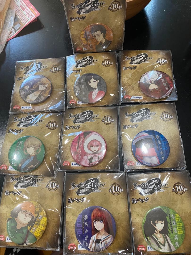 STEINS;GATE 0 プライズ 缶バッジ 10種コンプ