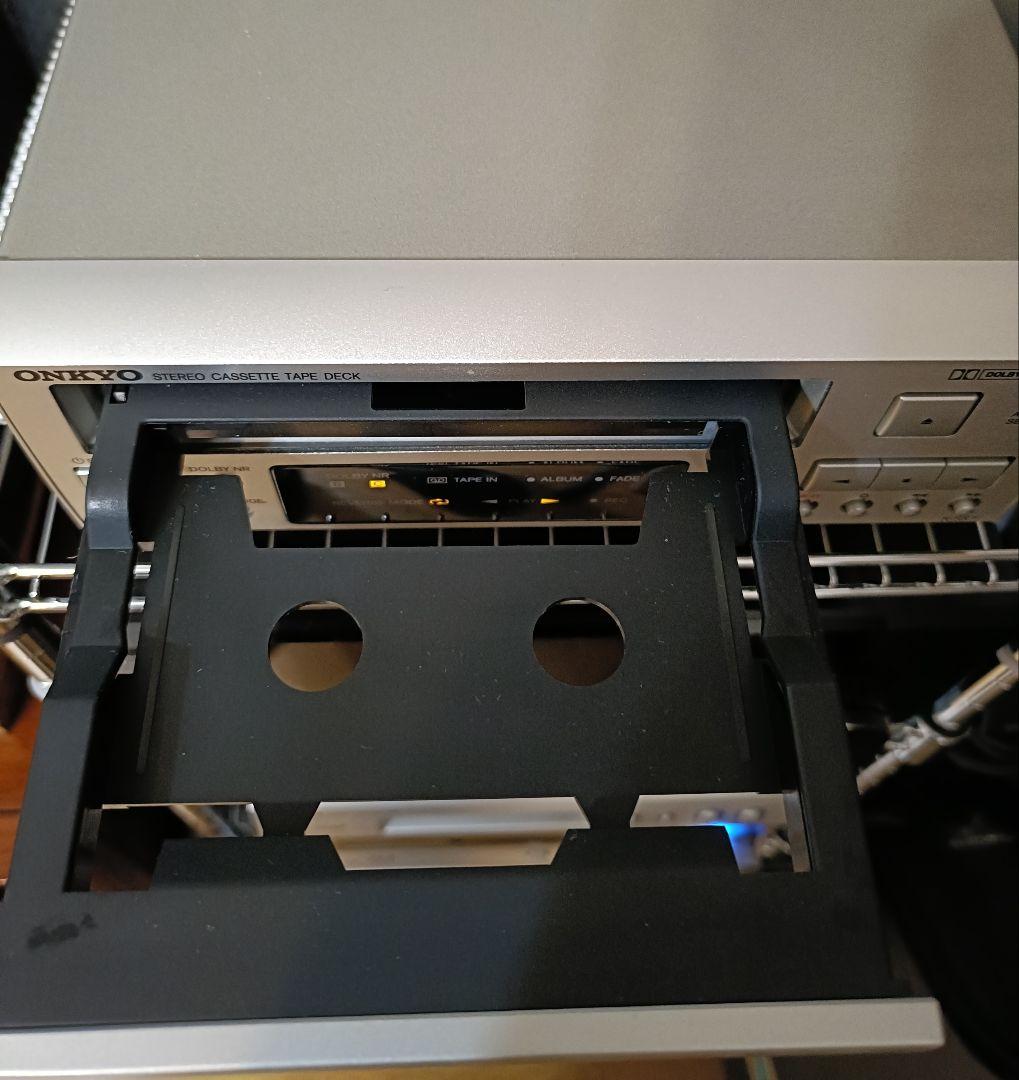 ONKYO K-SX7 カセットデッキ 整備済 完動品 各ケーブル テープ付
