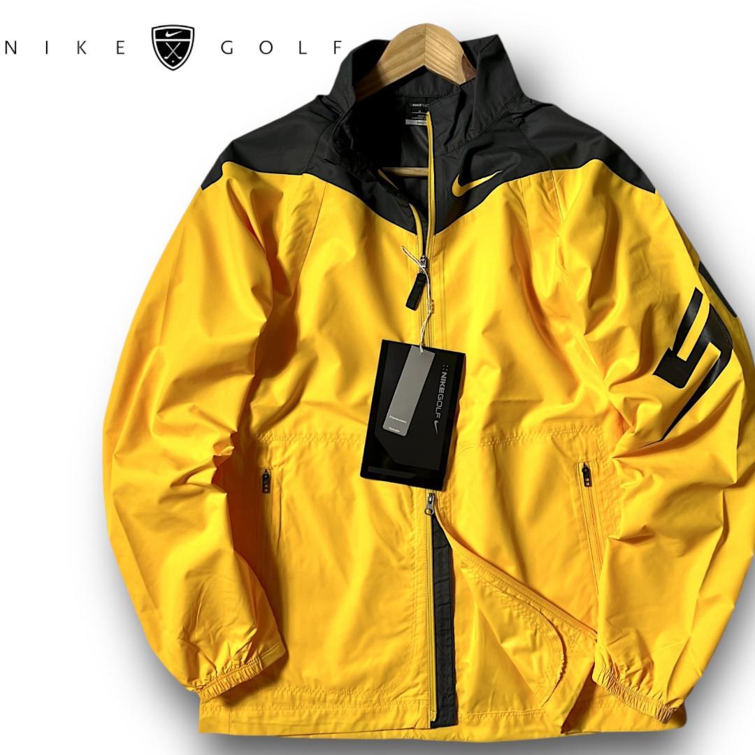 M ナイキ ゴルフ Storm-FIT 希少サスクワッチシリーズ ジャケット 黄