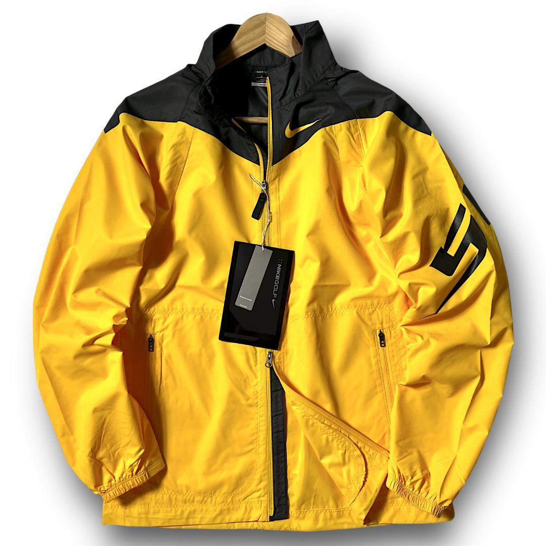 M ナイキ ゴルフ Storm-FIT 希少サスクワッチシリーズ ジャケット 黄