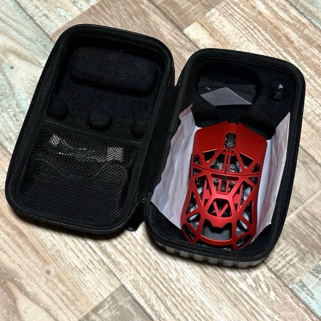 美品】WLMOUSE Beast X Max 8K Red（サイド穴なし） - メルカリ