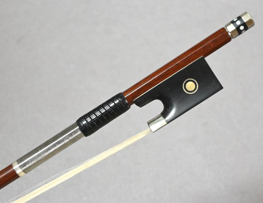 ●弓 Pernambuco Nickel Silver Advanced 4/4 Amazon | VingoBow カーボンバイオリン弓 フェルナンブコ性能とスキン