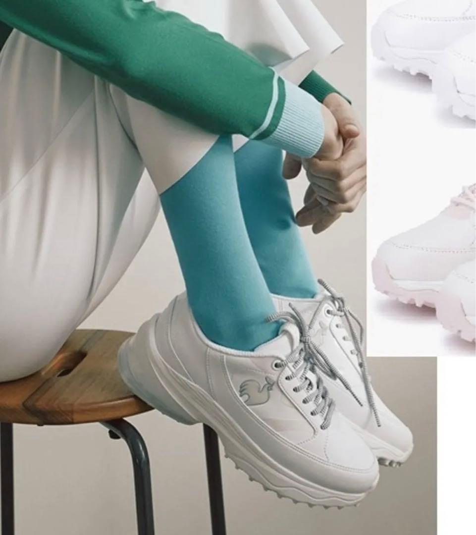 楽天市場】ルコック le coq sportif ルコック 韓国限定 厚底 ゴルフ