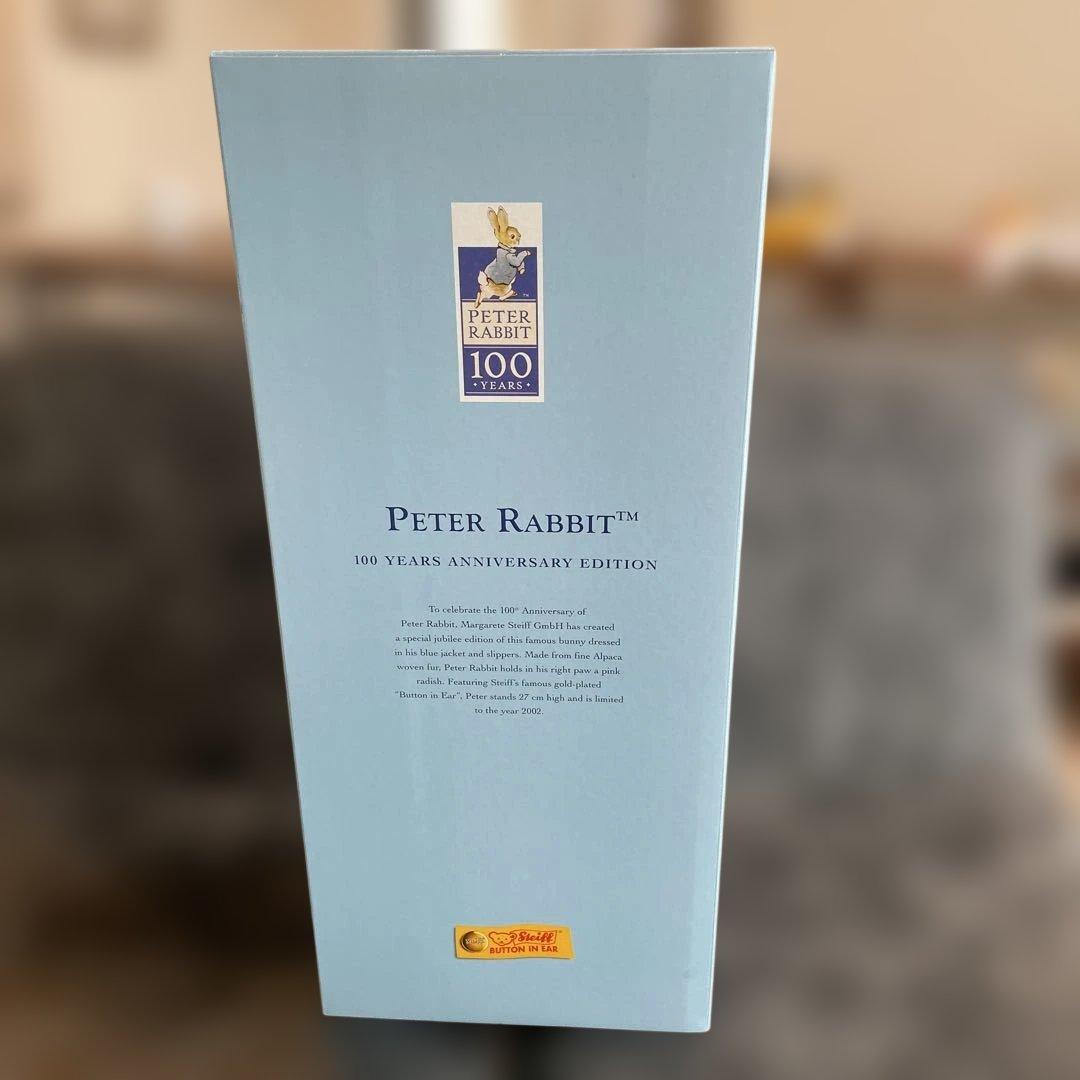 新品　シュタイフ/Steiff 2002年限定★「ピーターラビット生誕100周年