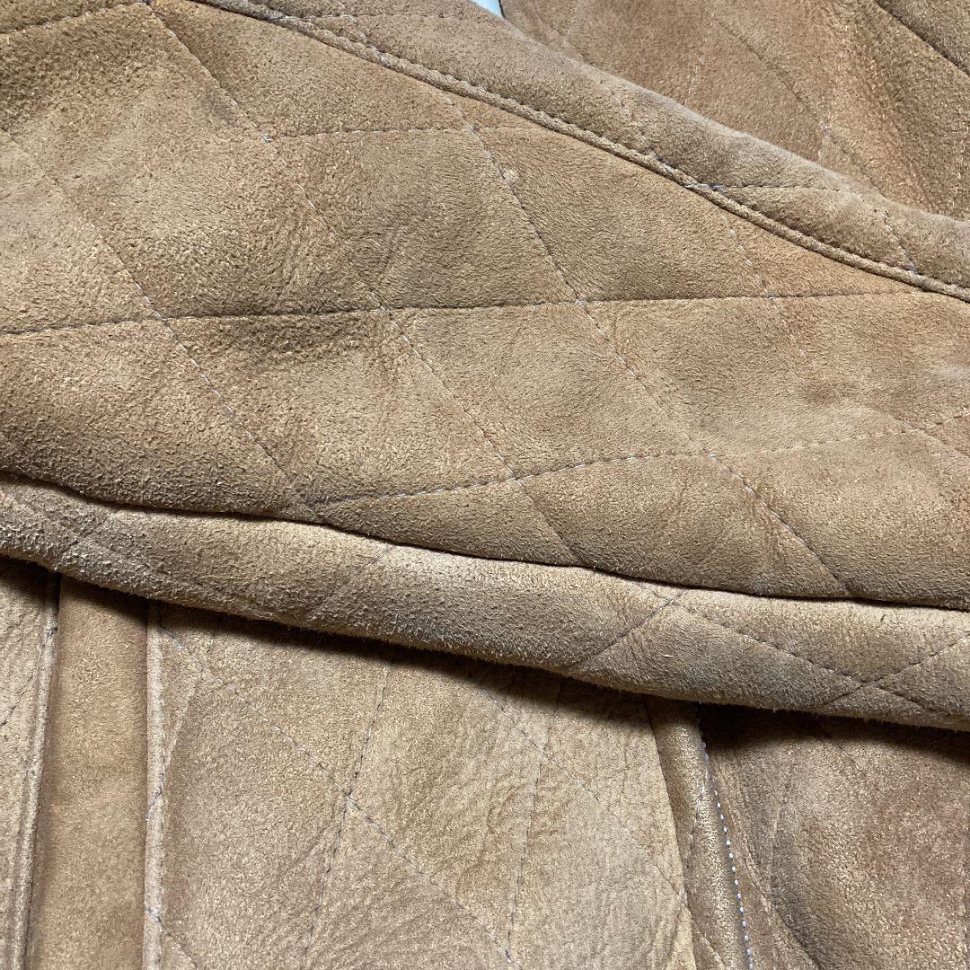 ウサ吉様専用】 メンズ ジャケット 皮 スウェード ボア M ビンテージ