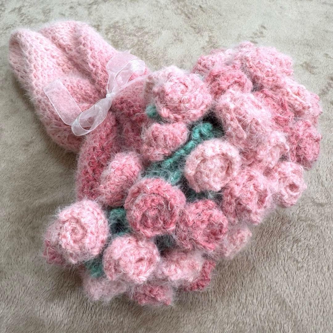 バラ 花束ブランケット フラワーブーケ グラデーションピンク