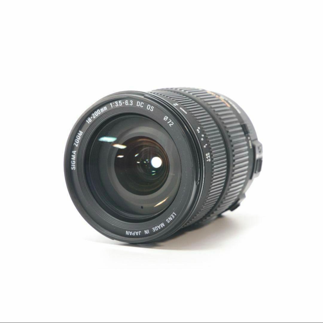 SIGMAシグマ 18-200mm f3.5-6.3 DC OS ズームレンズ