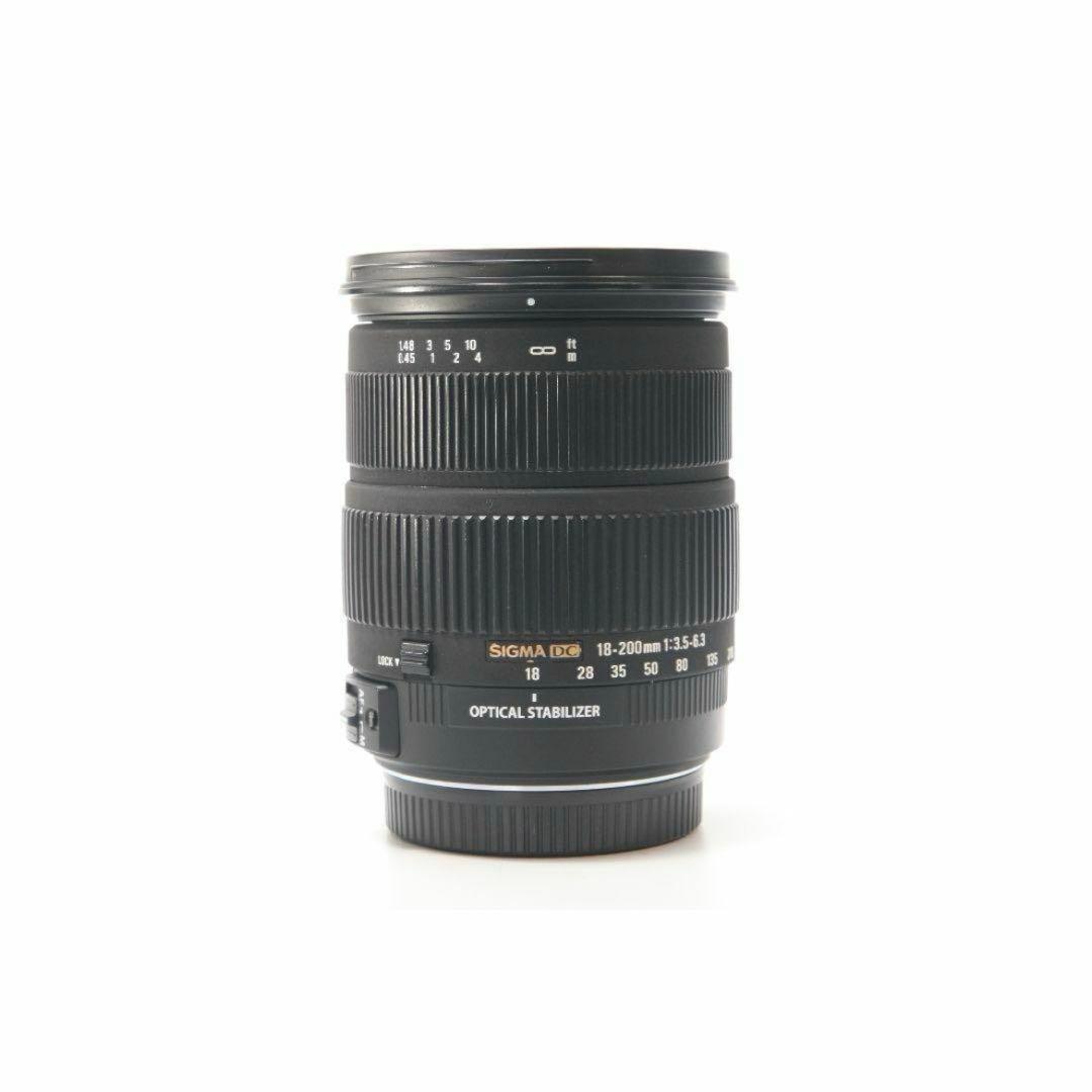 SIGMAシグマ 18-200mm f3.5-6.3 DC OS ズームレンズ