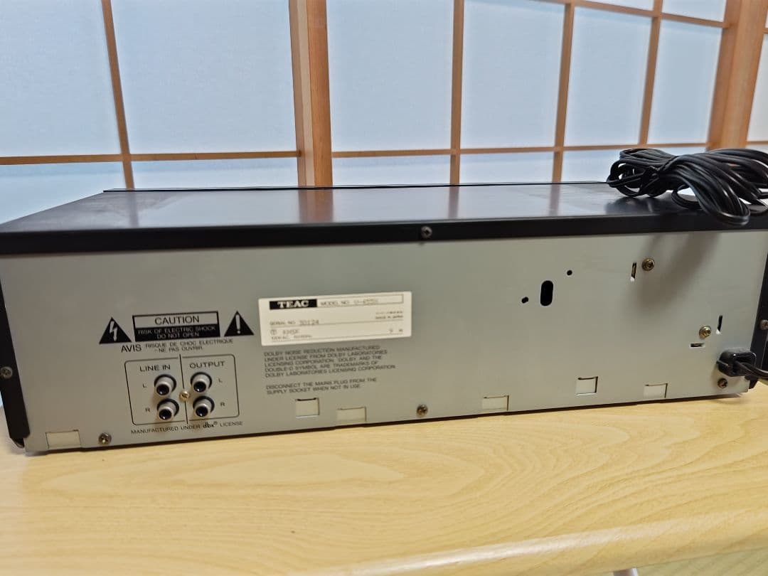 TEAC V-455X ステレオカセットデッキ 稀少 - メルカリ