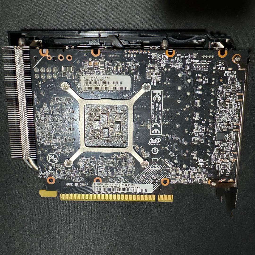 RTX3060/rtx3060 PALIT 12GBシングルファンジャンク品扱い