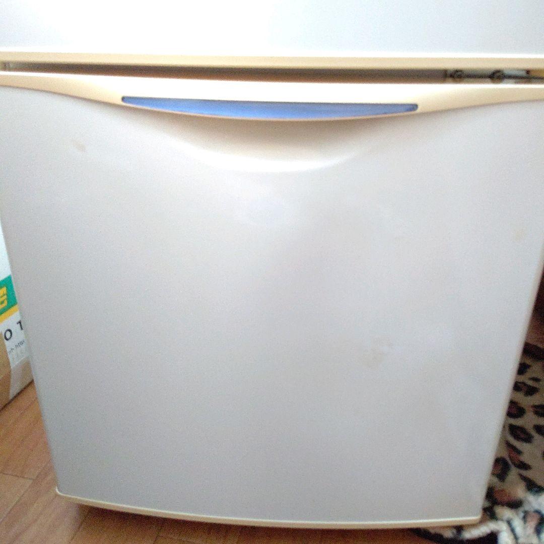 ナショナル☆2ドア冷凍冷蔵庫☆レトロ☆ホワイト&ブルー2005年製☆稼働