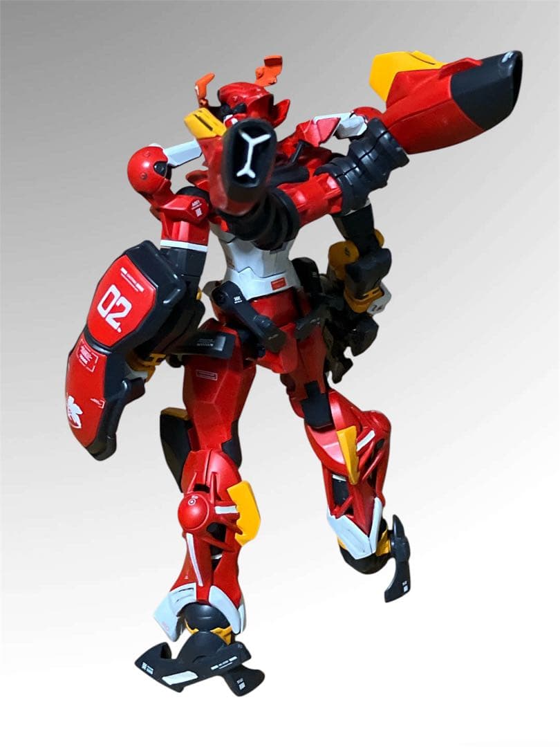 HG 1/144 GQuuuuuuX ジークアクス エヴァンゲリオン弍号機カラー