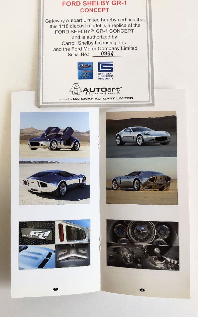 AUTOART オートアート ふ シェルビー GR-1 コンセプト アルミニウムの