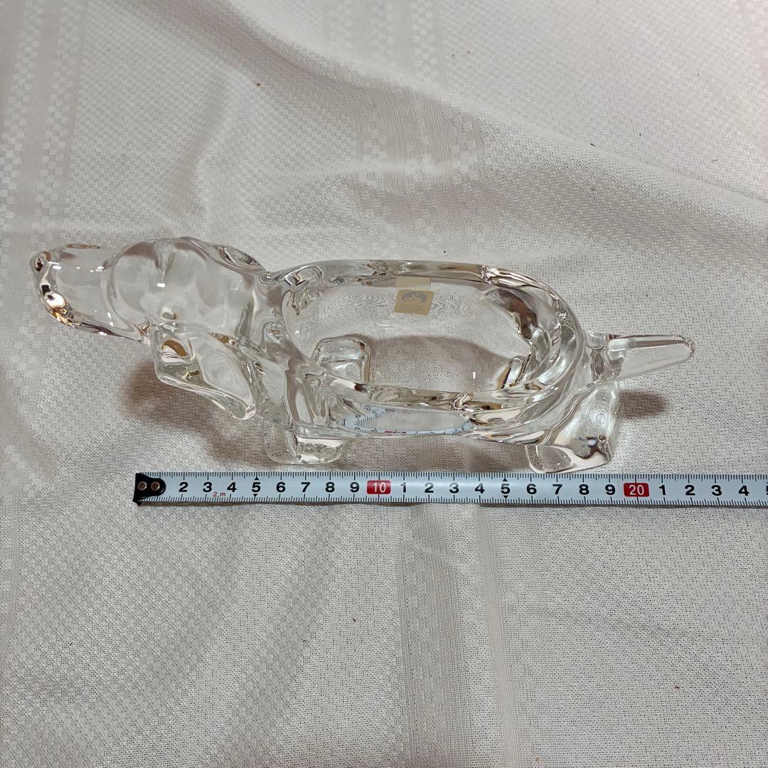 佐々木クリスタル 犬型オブジェ 小物入れ SASAKI CRYSTAL - メルカリ