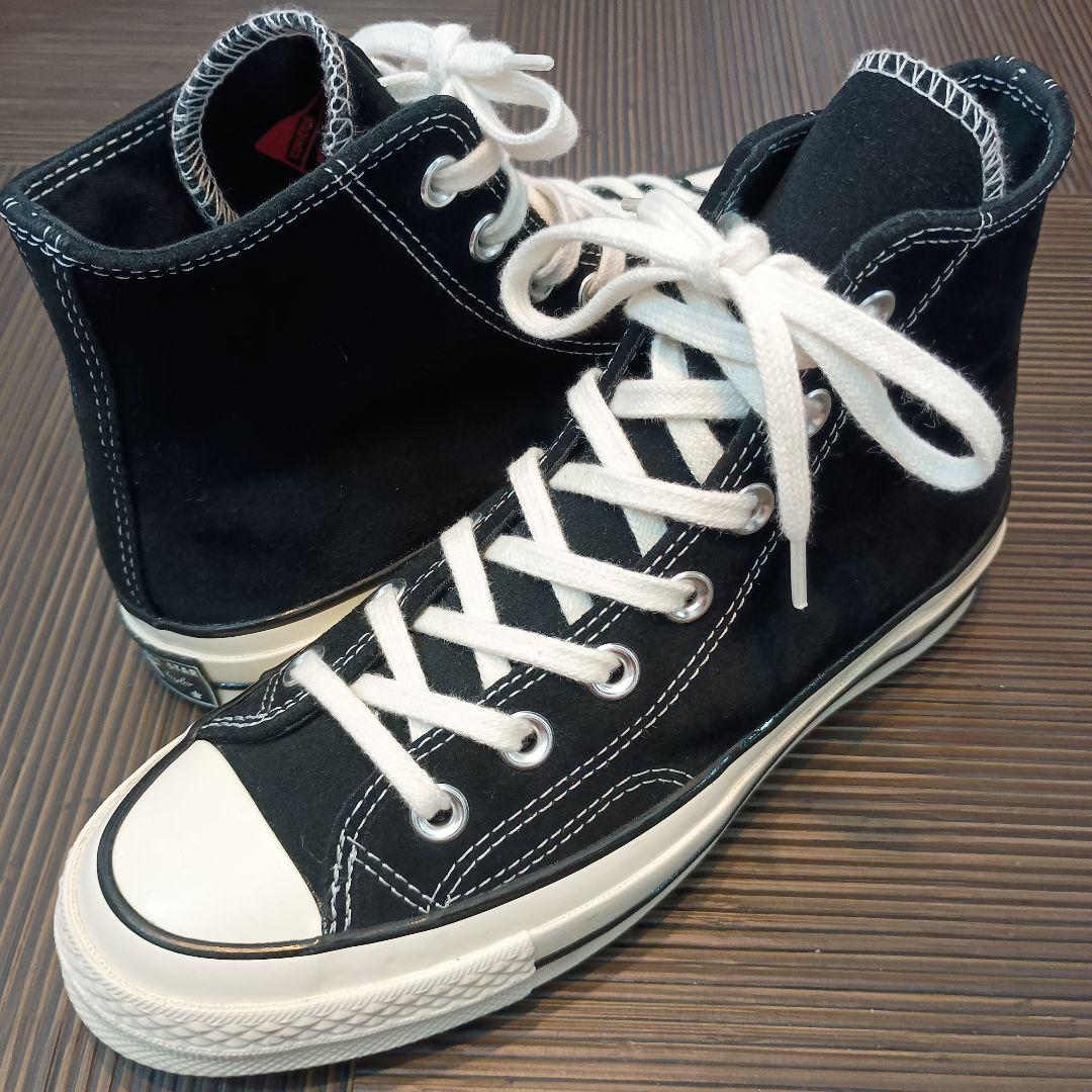 コンバース オールスター CT70 チャックテイラー 黒 スエード 23.5