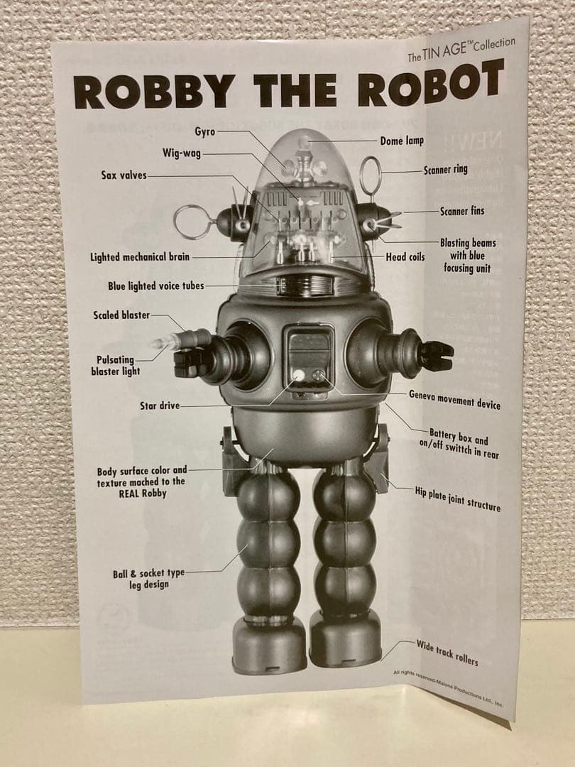 大阪ブリキ玩具/ROBBY THE ROBOT/ロビーザロボット/禁断の惑星 - メルカリ