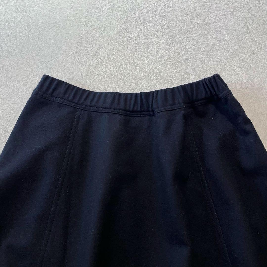 b1775＊新品 ルグラジック ウールブレンド フレアスカート bshop