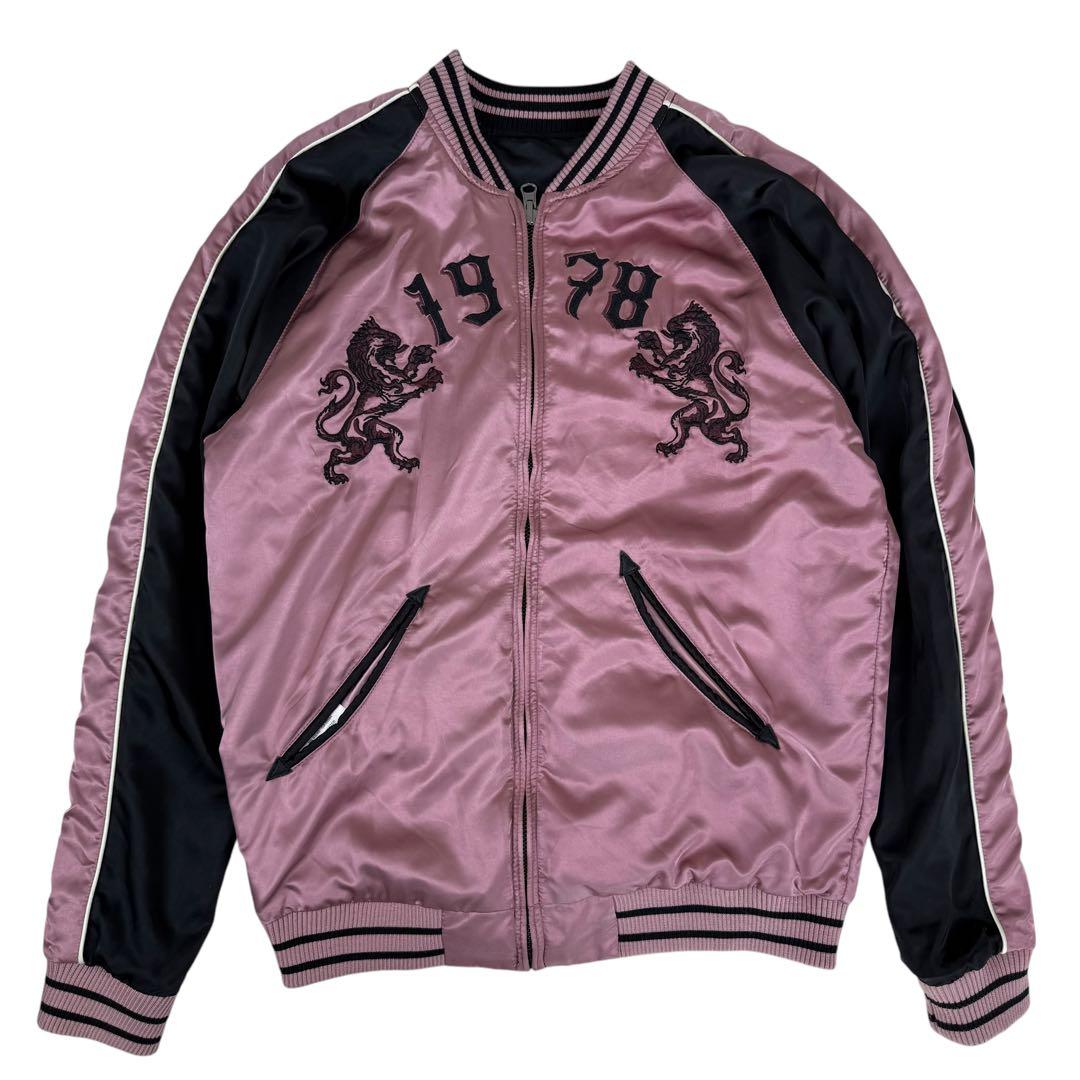 DIESEL ディーゼル ウルフ リバーシブルスカジャン 刺繍デザイン