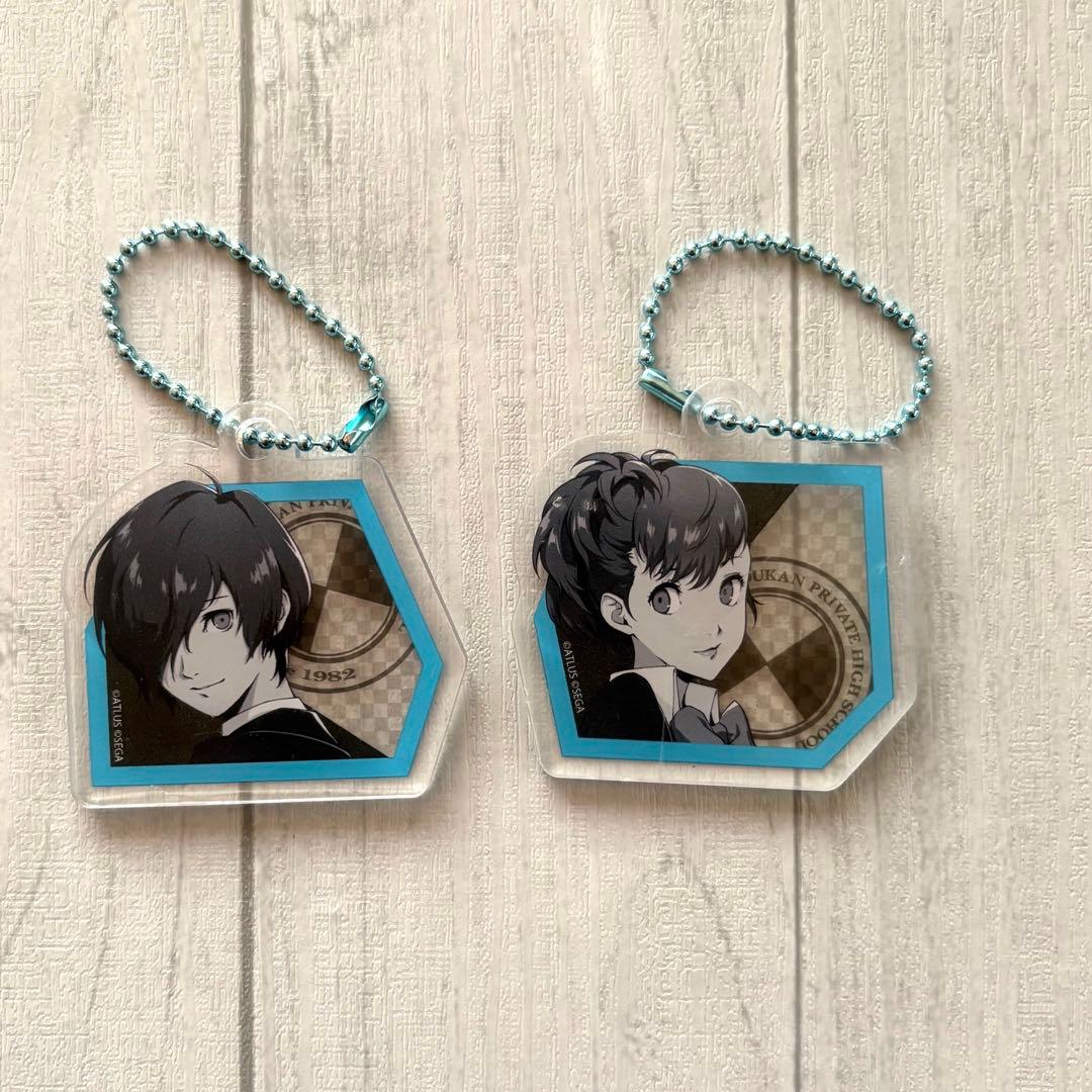 PERSONAペルソナ3 結城理 ハム子 主人公 25周年 セリア キーホルダー