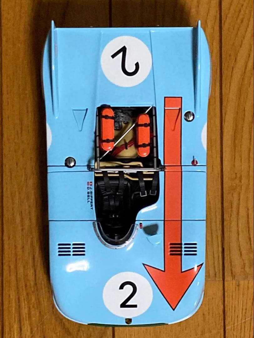 Gulf-Porsche 908/03 1971年Gulfカラー#2ミニカー
